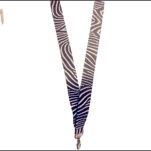 🆓 Women’s or Girl’s Zebra Lanyard w/ Key Fob